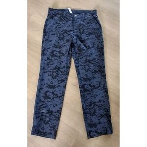 Adidas Golf Men's Ultimate365 Primegreen Blue/grey Camo Pants 30x34 (32x27)